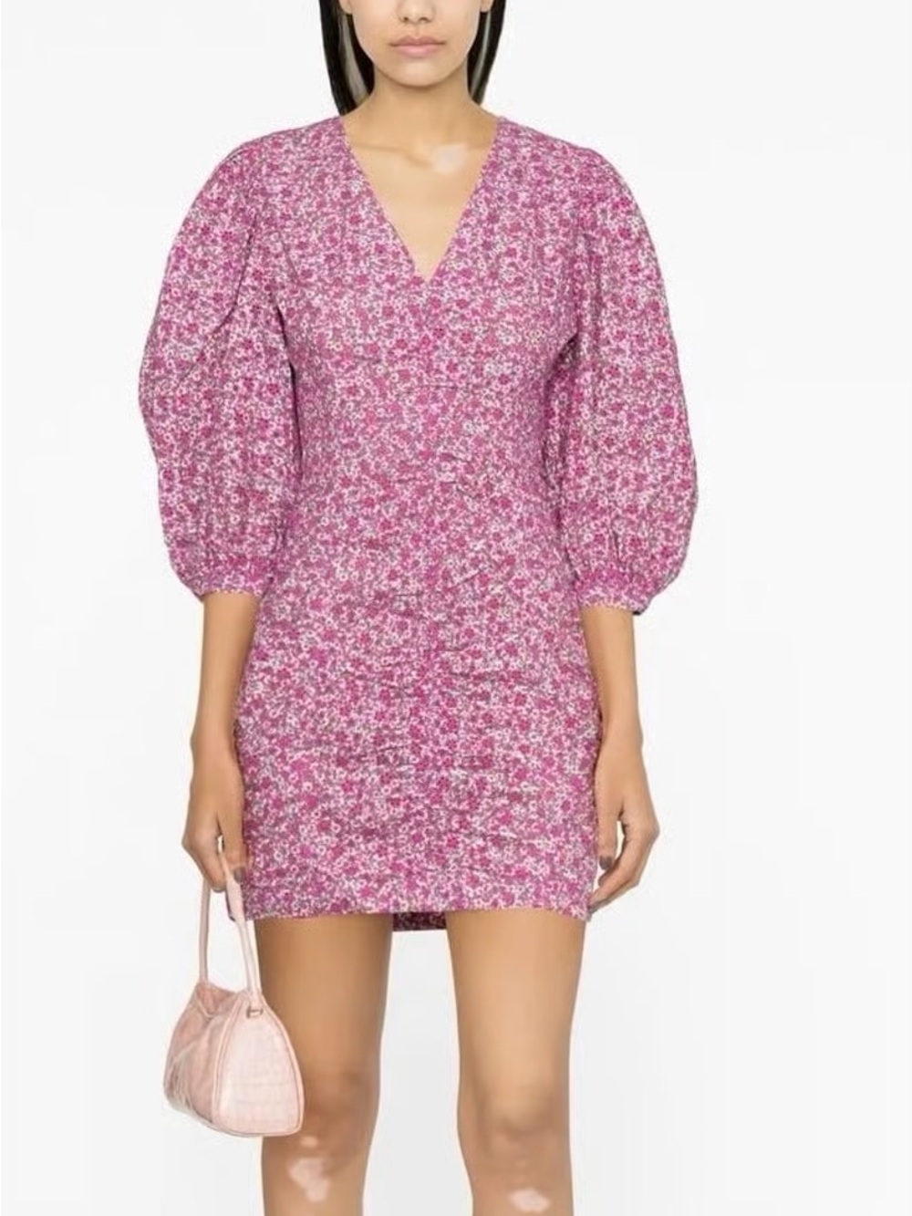 Maje Floral Mini Dress